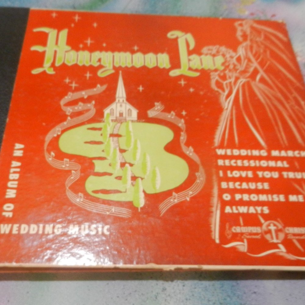 VTG victrola record Honeymoon Lane wedding music antique talking machine LP - Picture 9 of 9